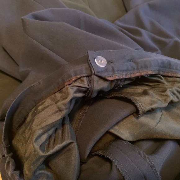 Two pair JW Collection Dress Trousers Black and Navy Size 14 - Picture 5 of 9